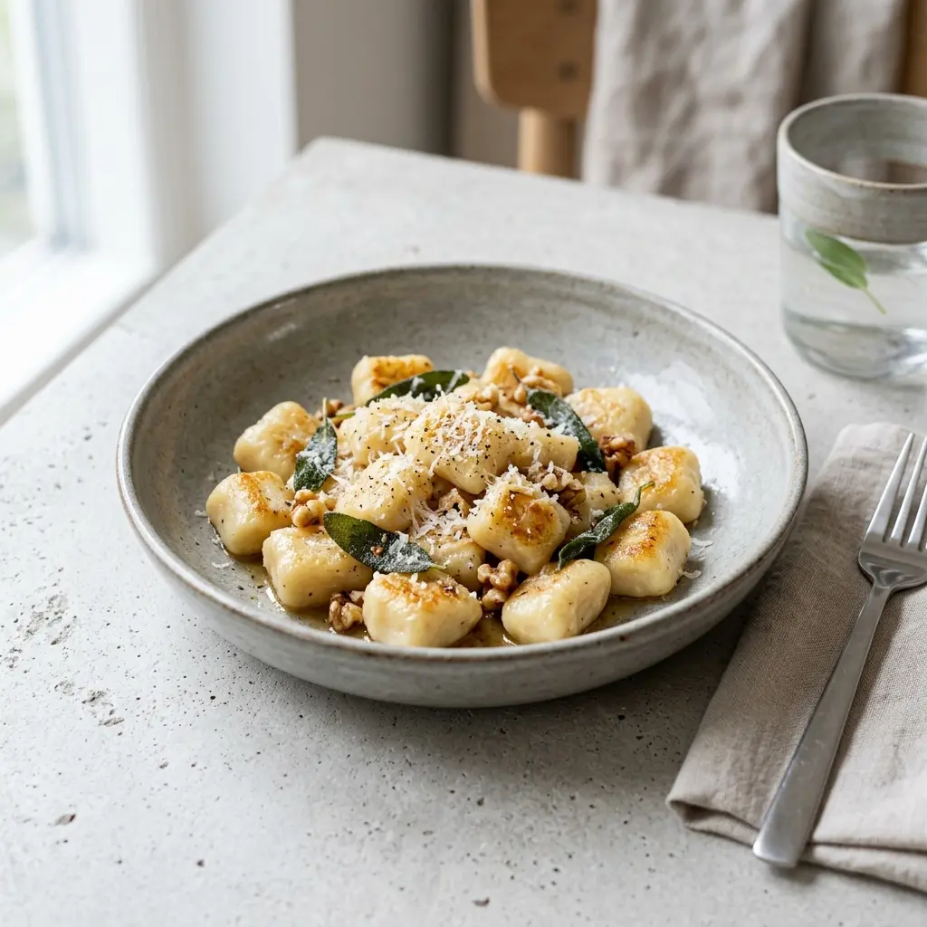 Gatavā ēdiena receptes mājas gnocchi foto